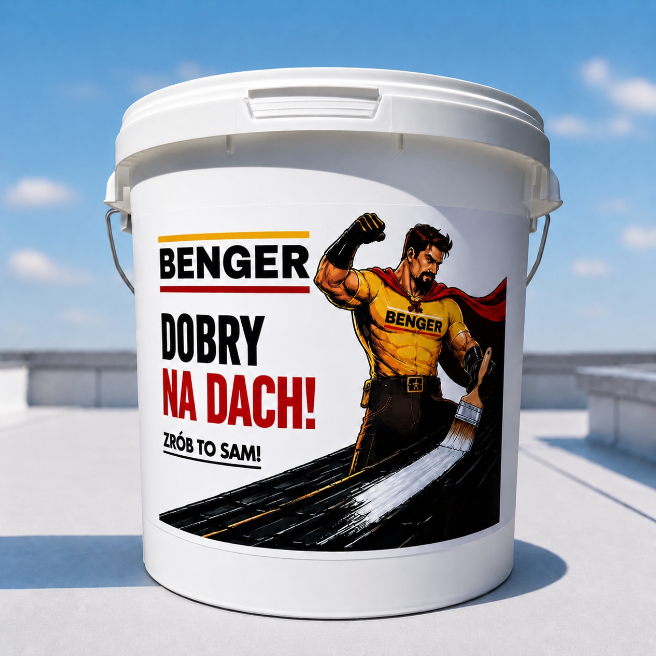 Wiadro BENGER 25 kg z etykietą